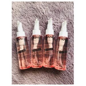 Bundle of 4 Sealed NYX Stripped Off Cleansing Oil